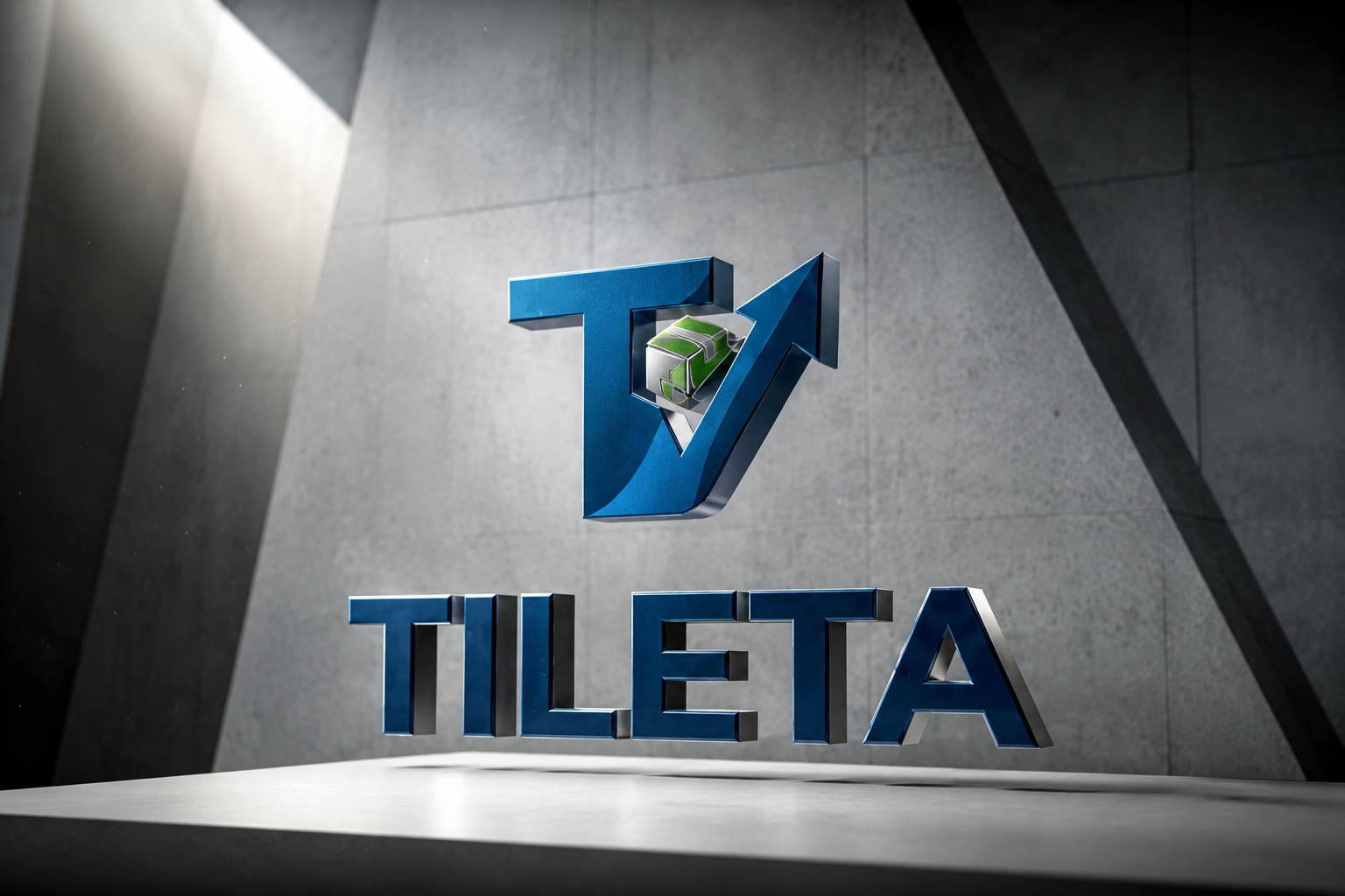 TILETA 3D logo — the smart world wide marketplace